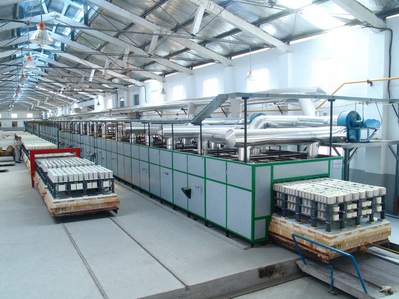 Jiangsu Province Yixing Nonmetallic Chemical Machinery Factory Co.,Ltd línea de producción de fábrica